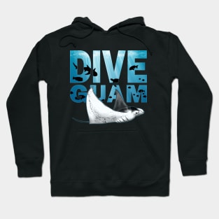 Giant Manta Ray Guam Diving Hoodie